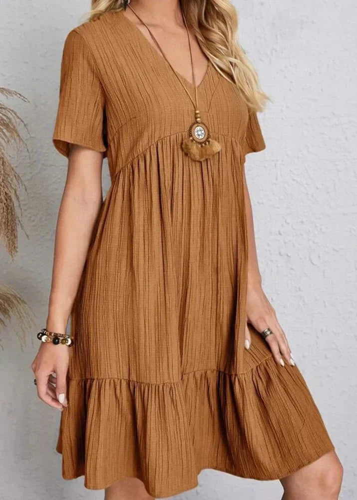 Enora – Kjole elegant som fremhever den barriga