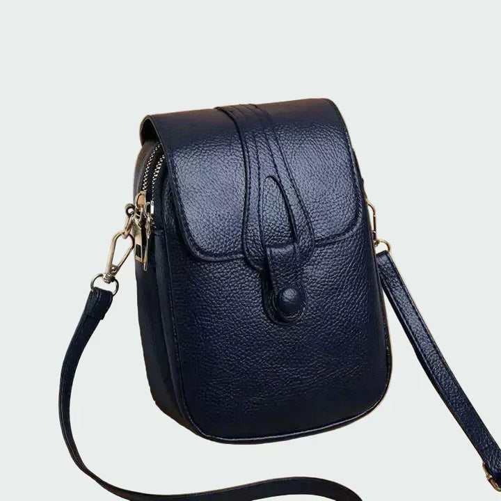 Elegant retroveske i skinn